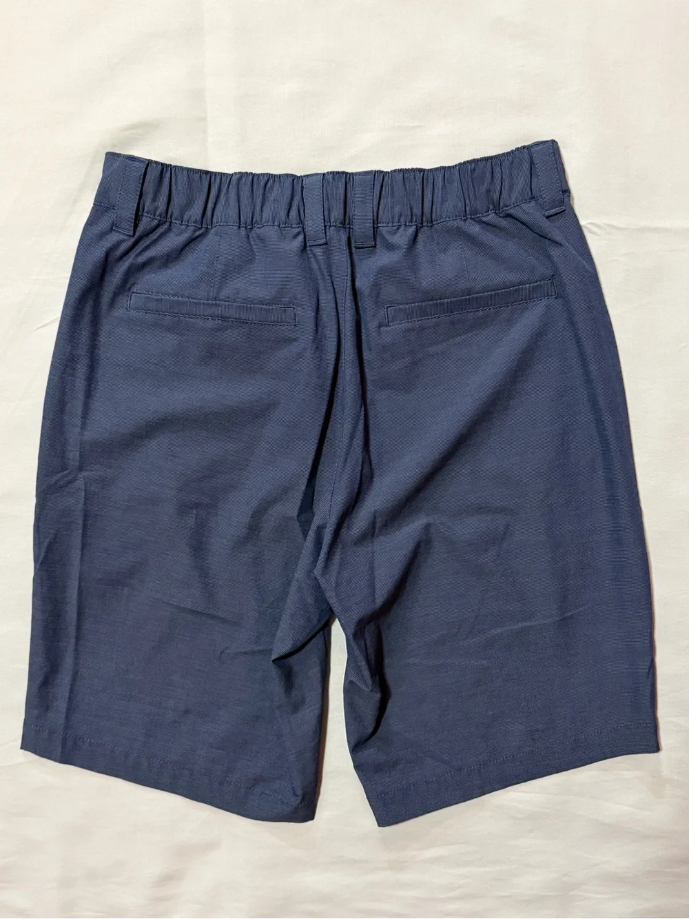 Banana Republic Men's Comfort Stretch Flat-Front Shorts Navy Blue Size 30 Golf